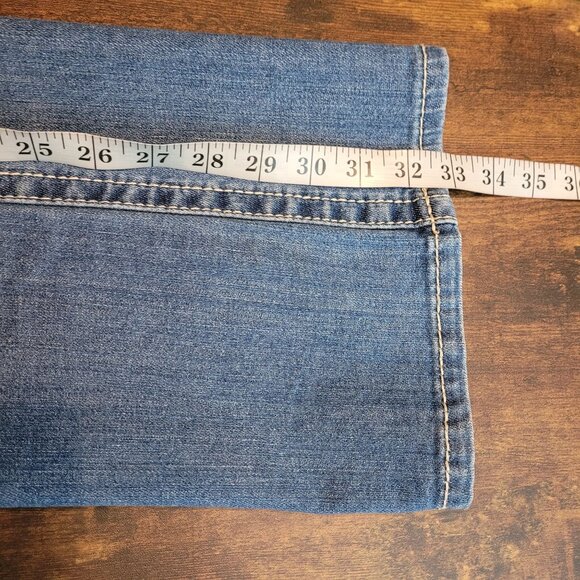 Maurices Jeans Size 10 R Low Rise Bootcut Thick Stitch Medium Light Wash NWOT - Picture 8 of 10